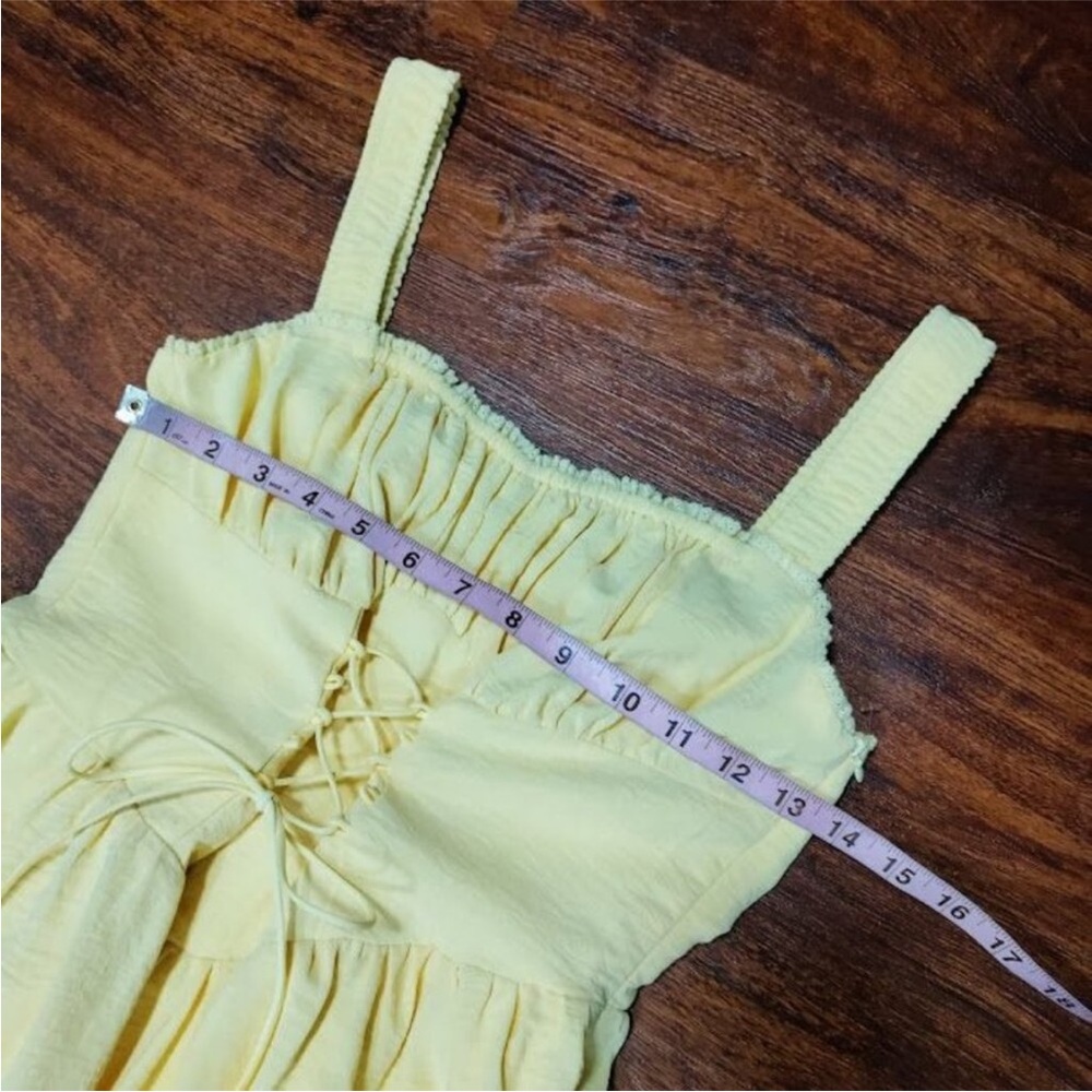 Butter Yellow Corset Dress